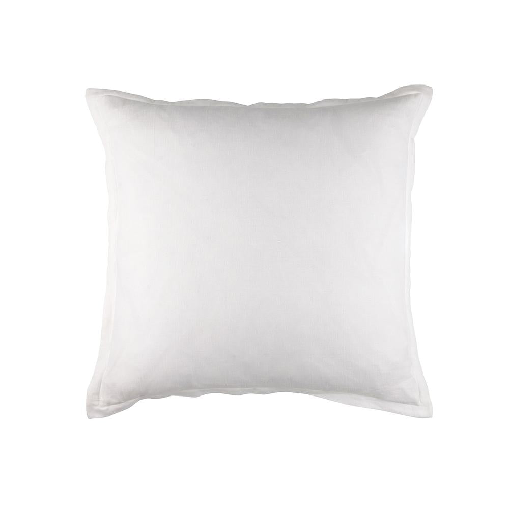 Rain White Euro Decorative Throw Pillow 26" x 26" Throw Pillows By Lili Alessandra