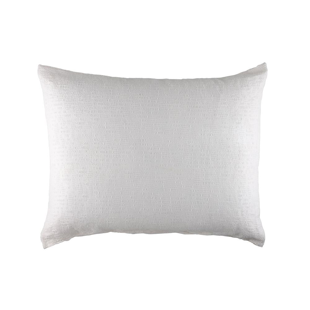 River White Luxe Euro Decorative Throw Pillow 36" x 27" Throw Pillows By Lili Alessandra