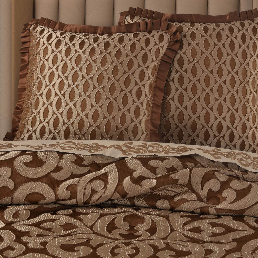 LaBoheme Copper Euro Sham Euro Sham By J. Queen New York