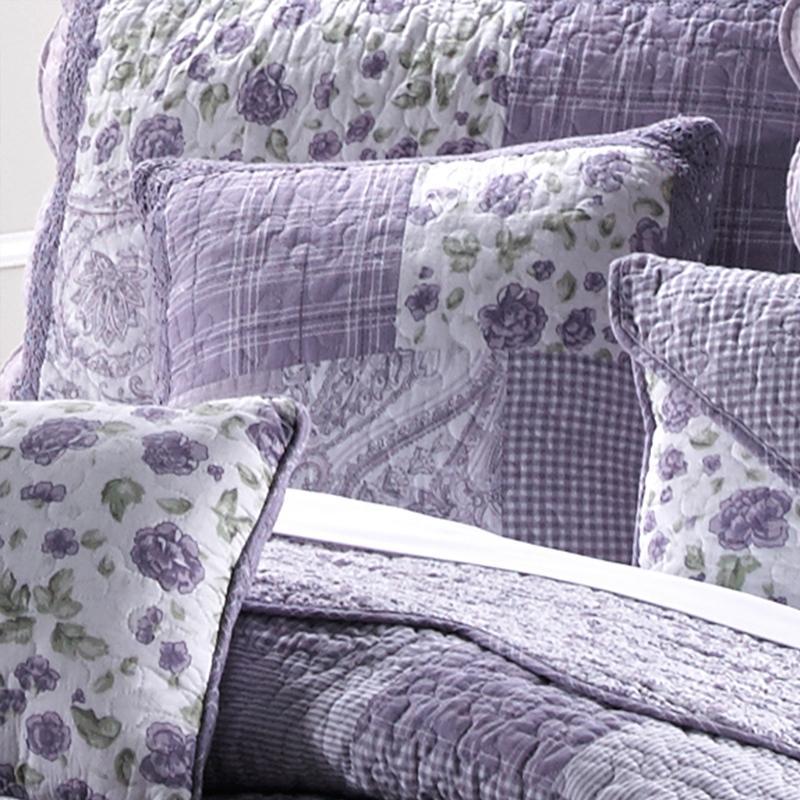 Lavender Rose Decorative Throw Pillow 15" x 15" Throw Pillows By Donna Sharp