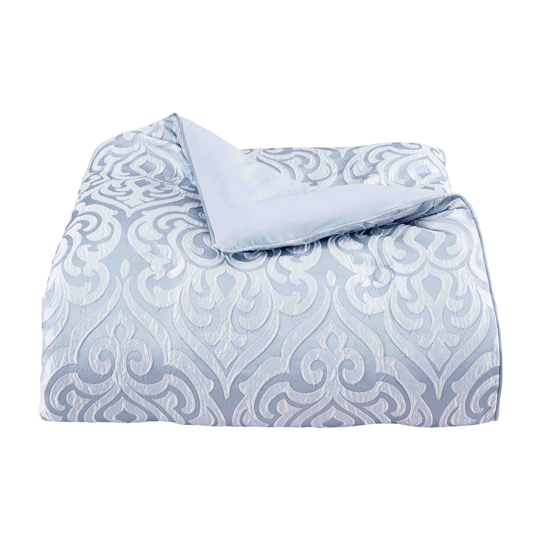 Liana Powder Blue 4-Piece Comforter Set Comforter Sets By J. Queen New York
