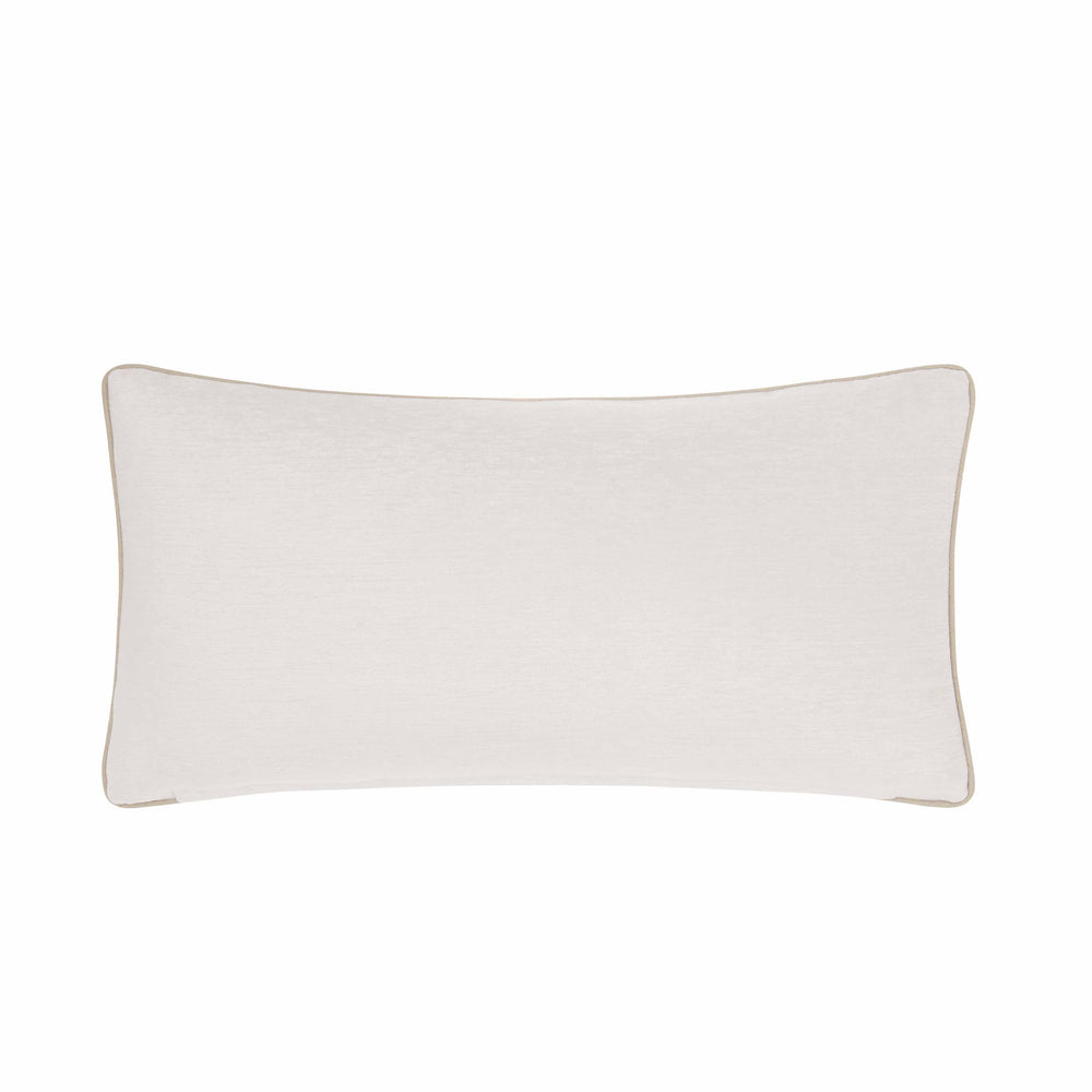 Luciana Linen Oblong Decorative Throw Pillow 22" x 11" Throw Pillows By P/Kaufmann