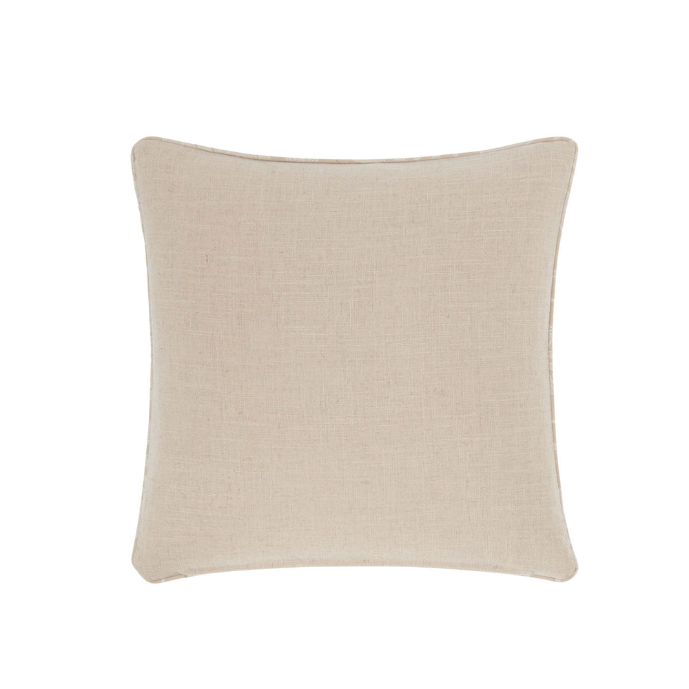 Luciana Linen Square Decorative Throw Pillow 18" x 18" Throw Pillows By P/Kaufmann