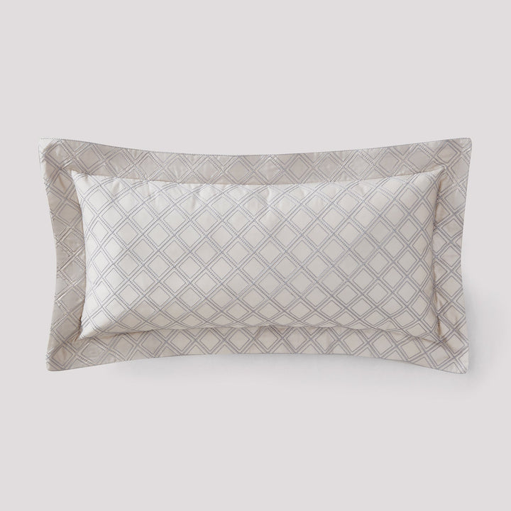 Hira Decorative Lumbar Pillow | 100% Certified Giza Egyptian Cotton Throw Pillows By Pure Parima