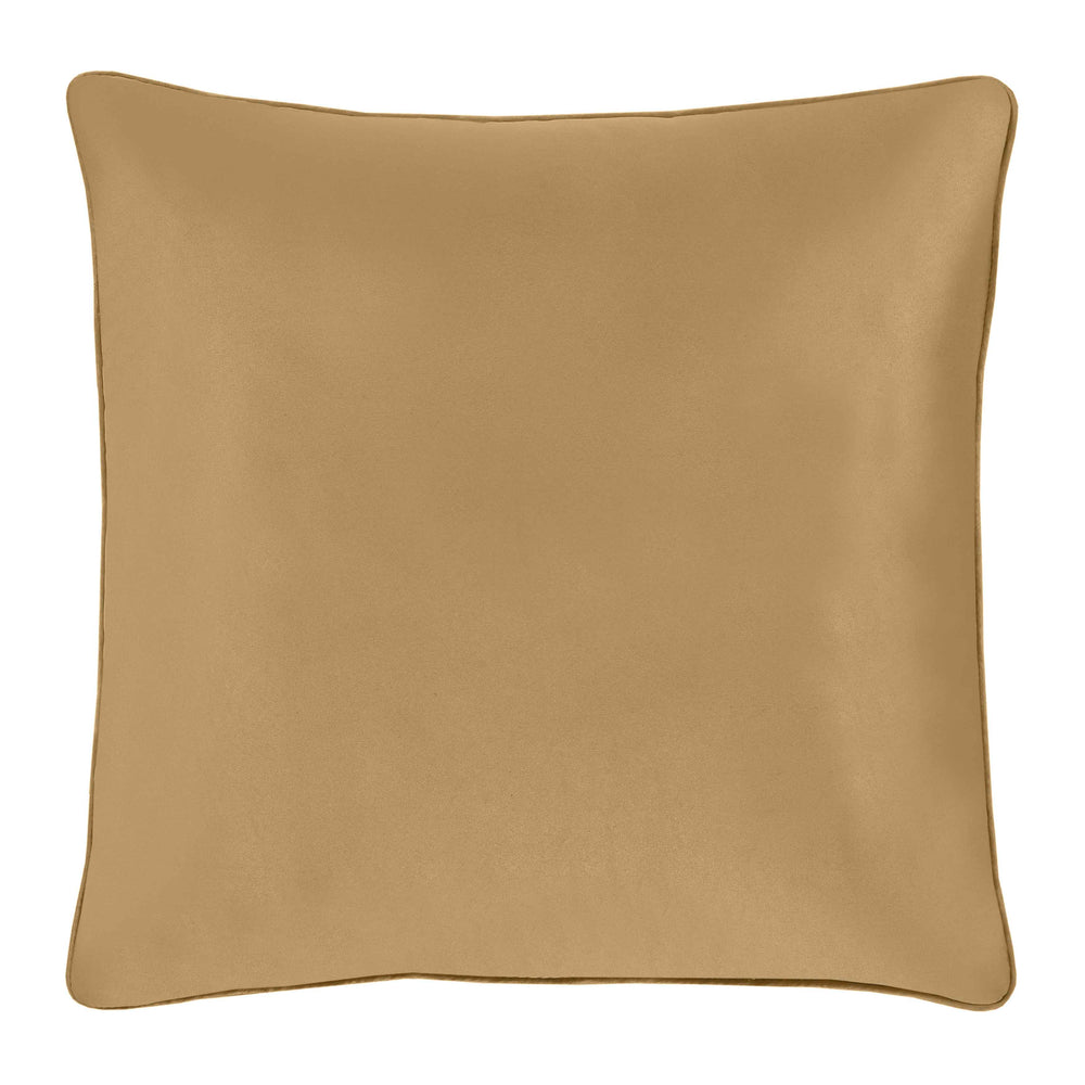 Lyndon Gold Square Decorative Throw Pillow 18" x 18" Throw Pillows By J. Queen New York
