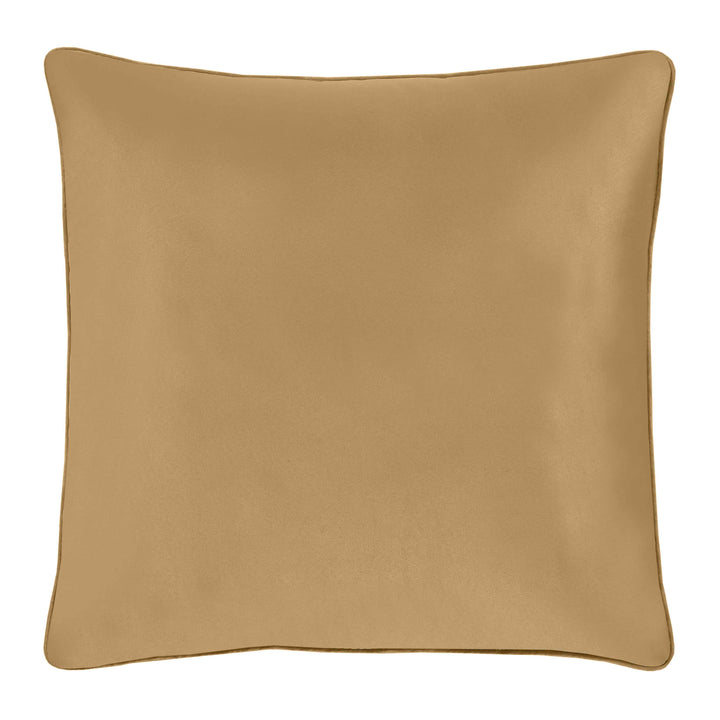 Lyndon Gold Square Decorative Throw Pillow 20" x 20" Throw Pillows By J. Queen New York