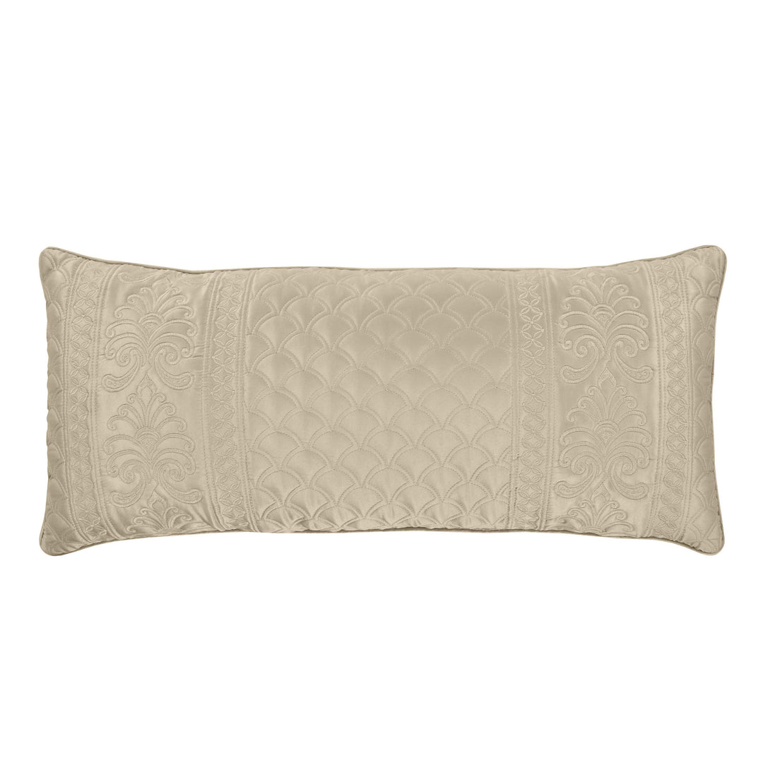 Lyndon Pearl Boudoir Decorative Throw Pillow 26" x 12" Throw Pillows By J. Queen New York