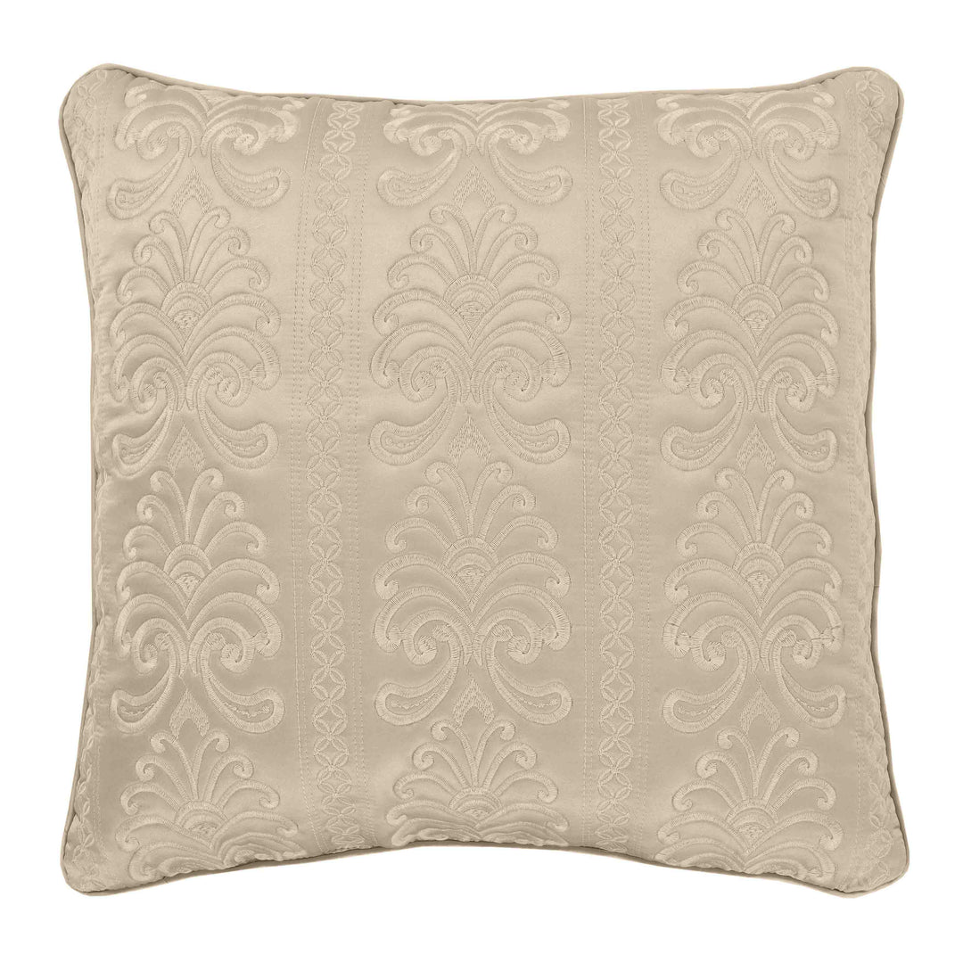 Lyndon Pearl Square Decorative Throw Pillow 18" x 18" Throw Pillows By J. Queen New York