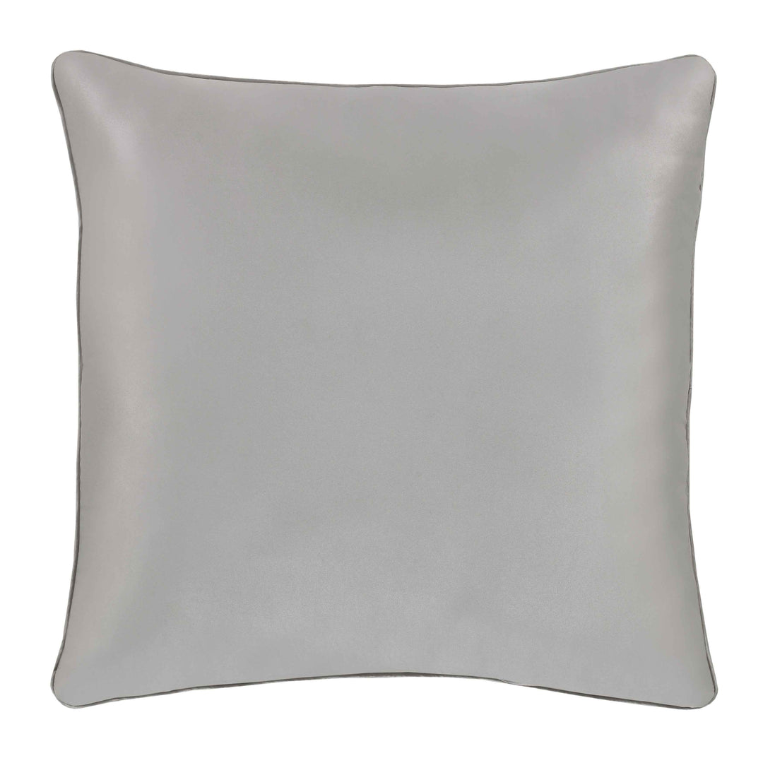 Lyndon Silver Square Decorative Throw Pillow 16" x 16" Throw Pillows By J. Queen New York