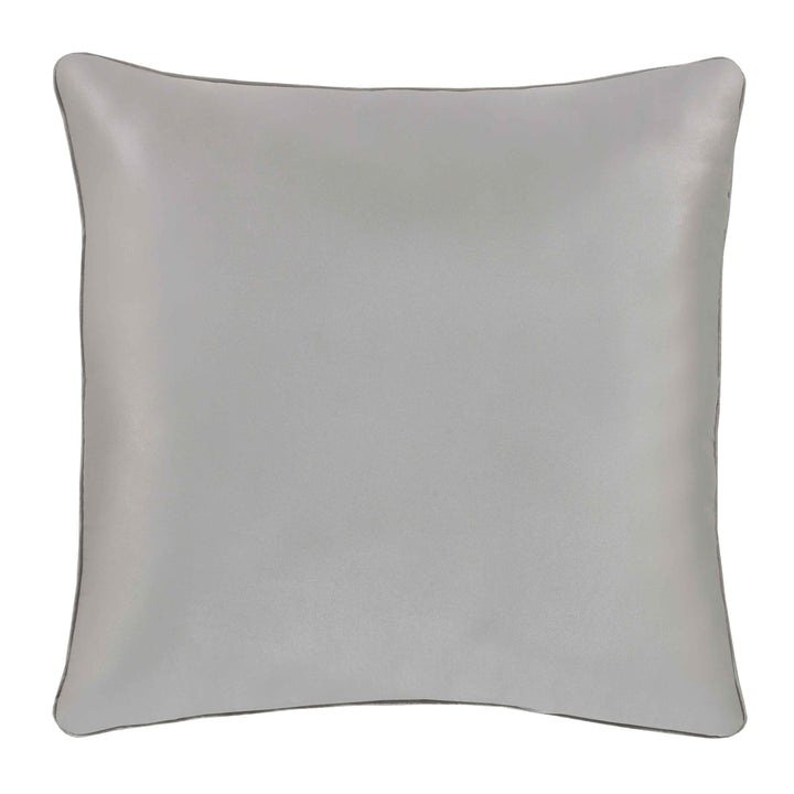 Lyndon Silver Square Decorative Throw Pillow 16" x 16" Throw Pillows By J. Queen New York
