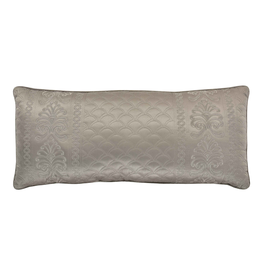 Lyndon Taupe Boudoir Decorative Throw Pillow 26" x 12" Throw Pillows By J. Queen New York