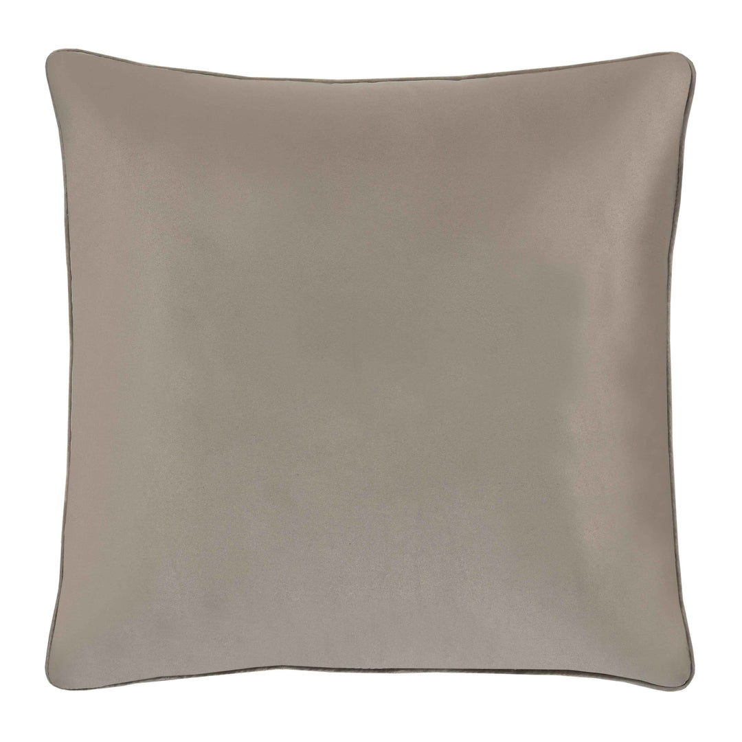 Lyndon Taupe Square Decorative Throw Pillow 18" x 18" Throw Pillows By J. Queen New York