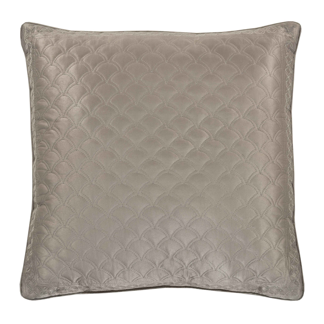 Lyndon Taupe Square Decorative Throw Pillow 20" x 20" Throw Pillows By J. Queen New York