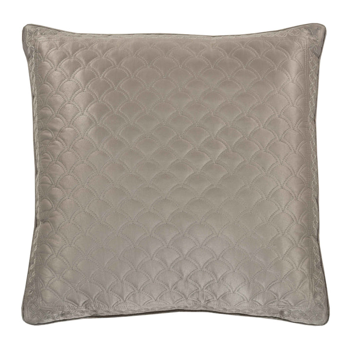 Lyndon Taupe Square Decorative Throw Pillow 20" x 20" Throw Pillows By J. Queen New York
