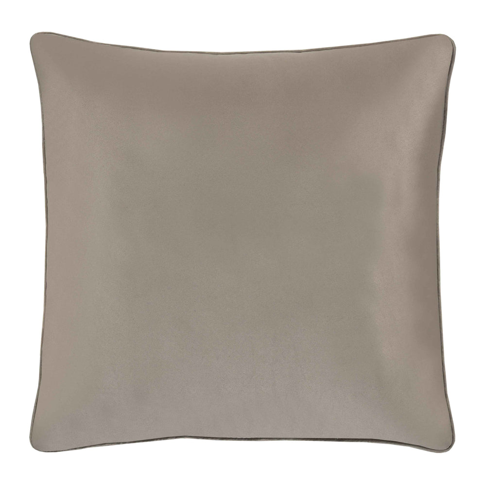 Lyndon Taupe Square Decorative Throw Pillow 20" x 20" Throw Pillows By J. Queen New York