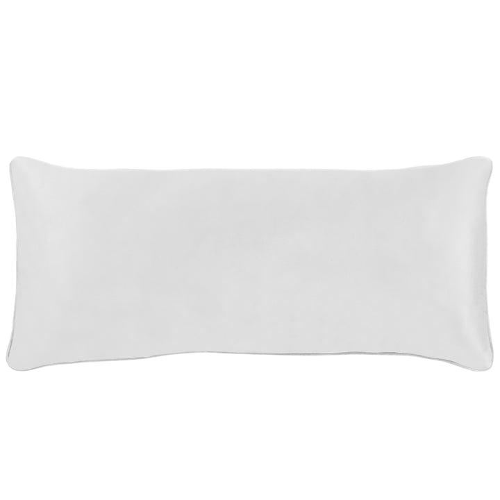 Lyndon White Boudoir Decorative Throw Pillow 26" x 12" Throw Pillows By J. Queen New York