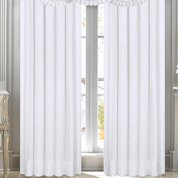 Mackay White Window Panel Pair (Set of 2) Window Panels By J. Queen New York