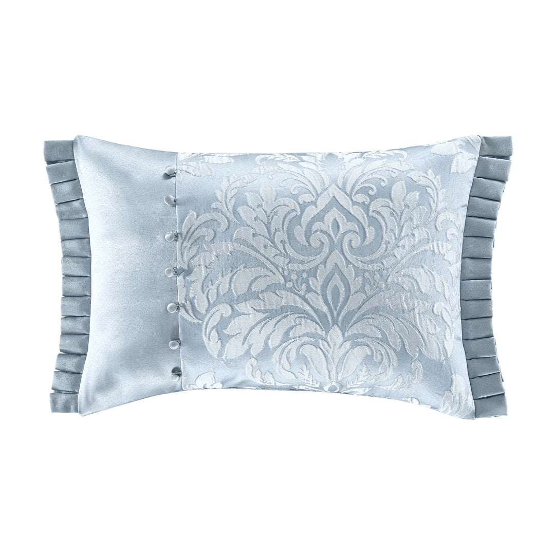 Malita Powder Blue Boudoir Decorative Throw Pillow 21" x 15" By J Queen Throw Pillows By J. Queen New York