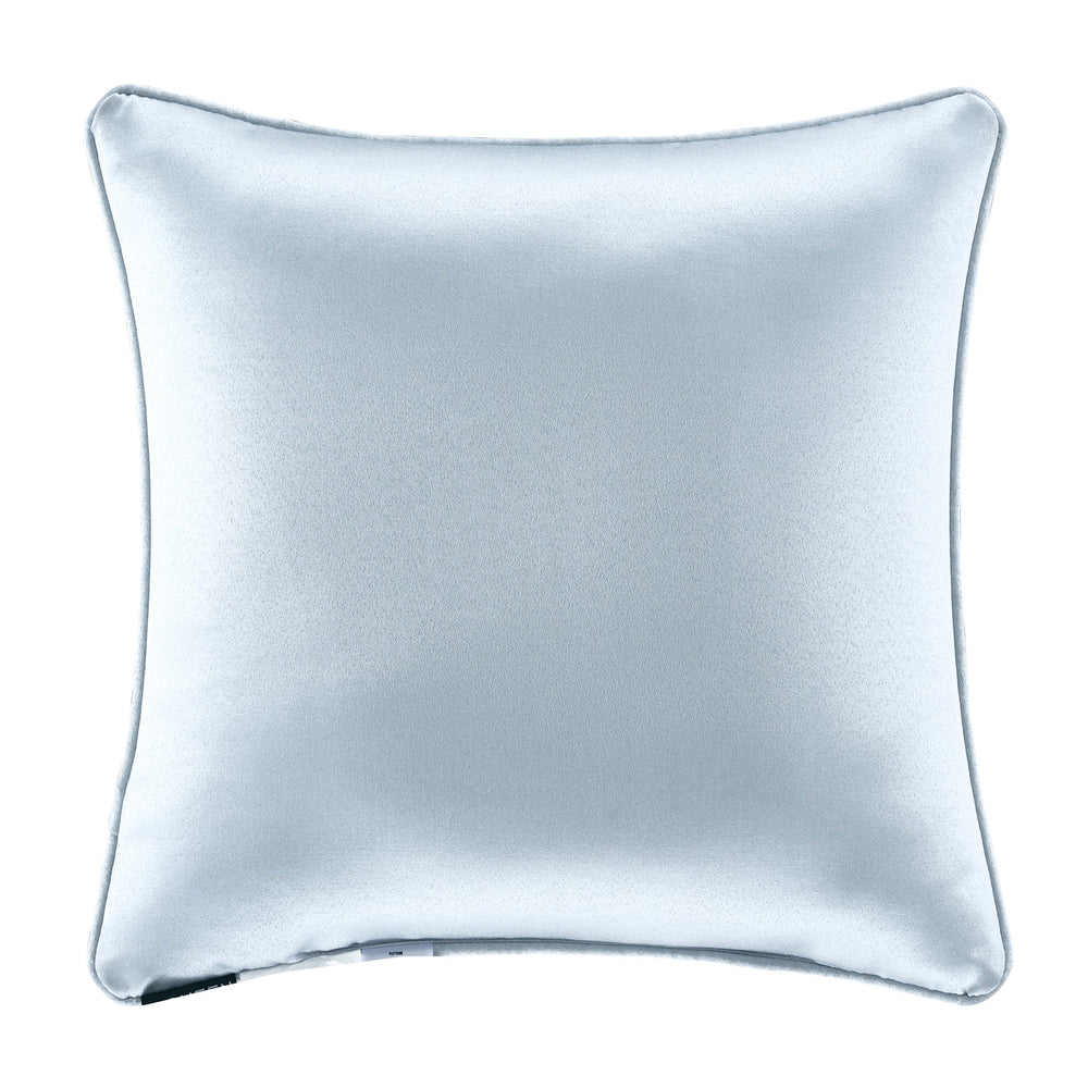 Malita Powder Blue Square Decorative Throw Pillow 18" x 18" By J Queen Throw Pillows By J. Queen New York