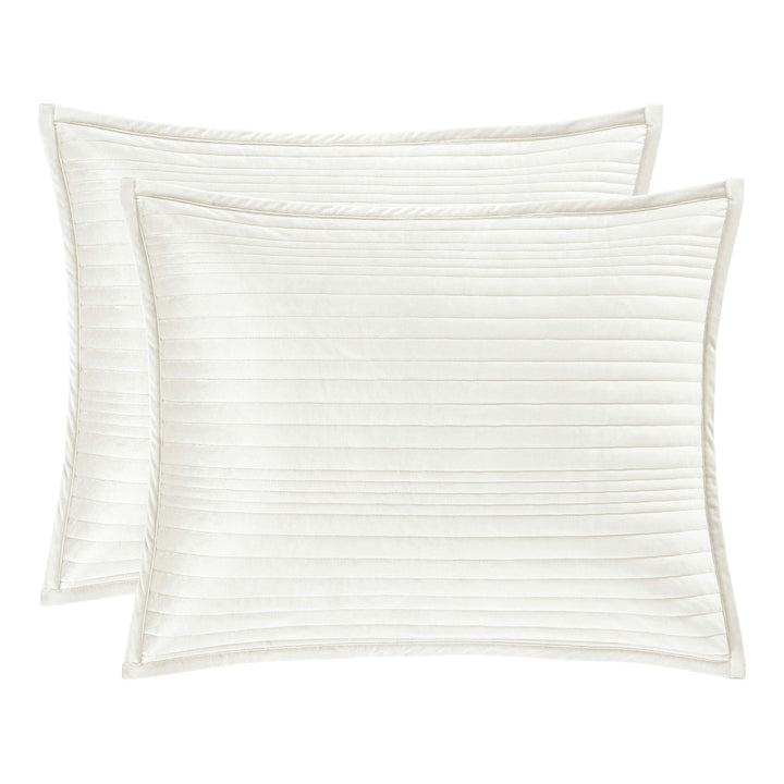 Mercer White Pillow Sham By J Queen Sham By J. Queen New York
