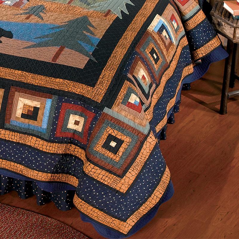 Midnight Bear 3-Piece Cotton Quilt Set Quilt Sets By Donna Sharp