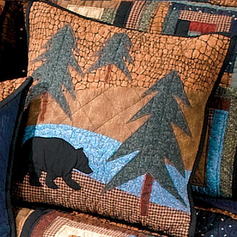 Midnight Bear Square Decorative Throw Pillow Throw Pillows By Donna Sharp