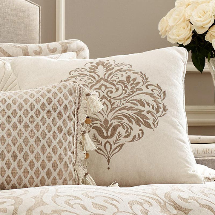 Milano Sand 4Piece Comforter Set By J Queen Latest Bedding