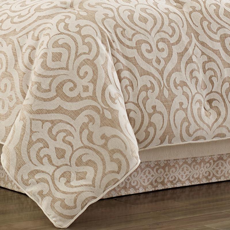 Milano Sand 4-Piece Comforter Set By J Queen  By J. Queen New York