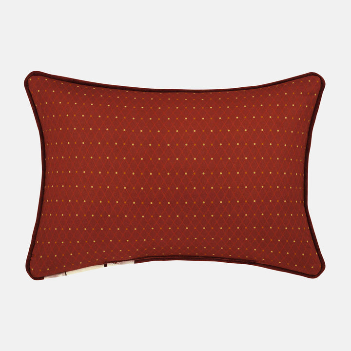 Montecito Red Boudoir Decorative Throw Pillow 19" x 13" Throw Pillows By J. Queen New York