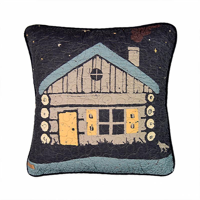 Moonlit Cabin Decorative Throw Pillow Throw Pillows By Donna Sharp