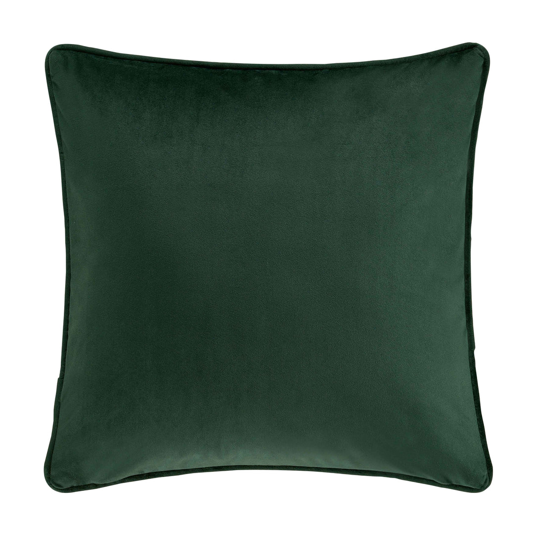 Noelle Evergreen Square Decorative Throw Pillow 18" x 18" Throw Pillows By J. Queen New York