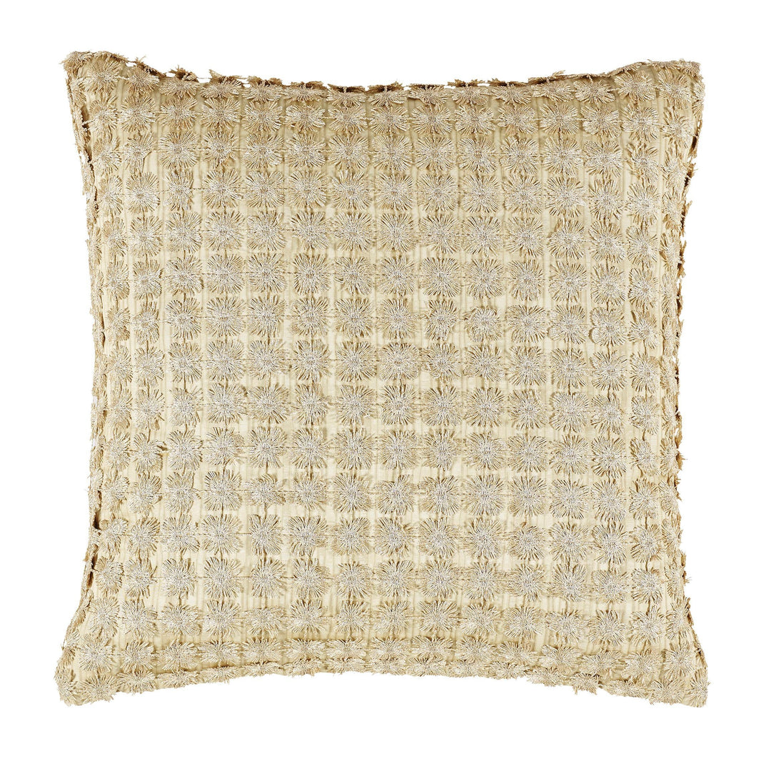 Norwich Gold Lace Decorative Throw Pillow 20" x 20" Throw Pillows By P/Kaufmann
