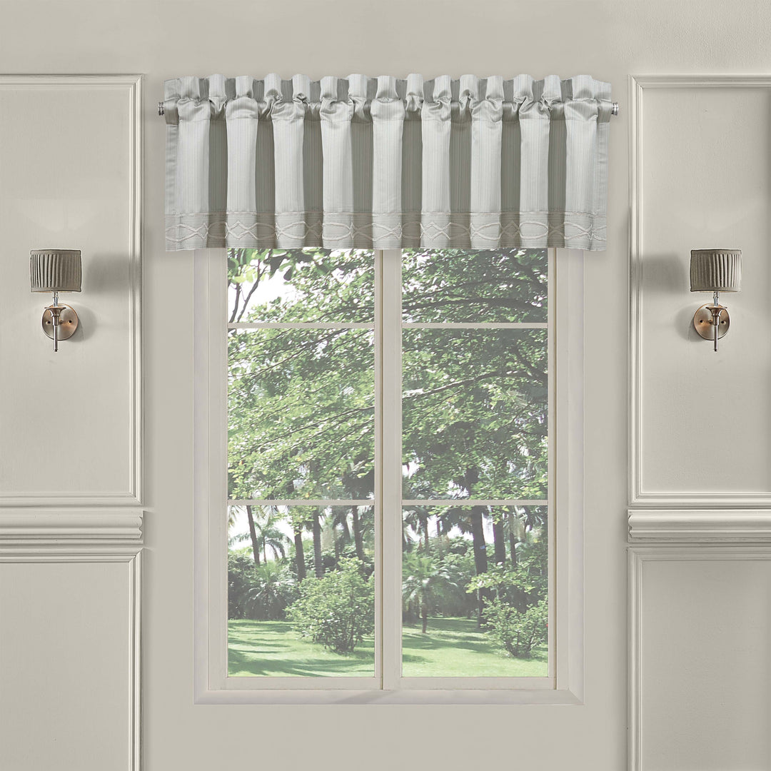 Nouveau SPA Straight Window Valance By J Queen Window Valances By J. Queen New York