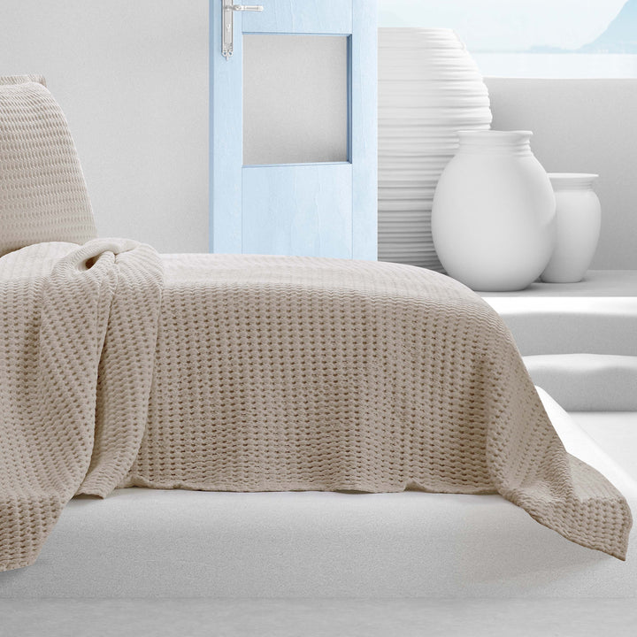 Pebble Beach Sand Coverlet By J Queen Coverlet By J. Queen New York