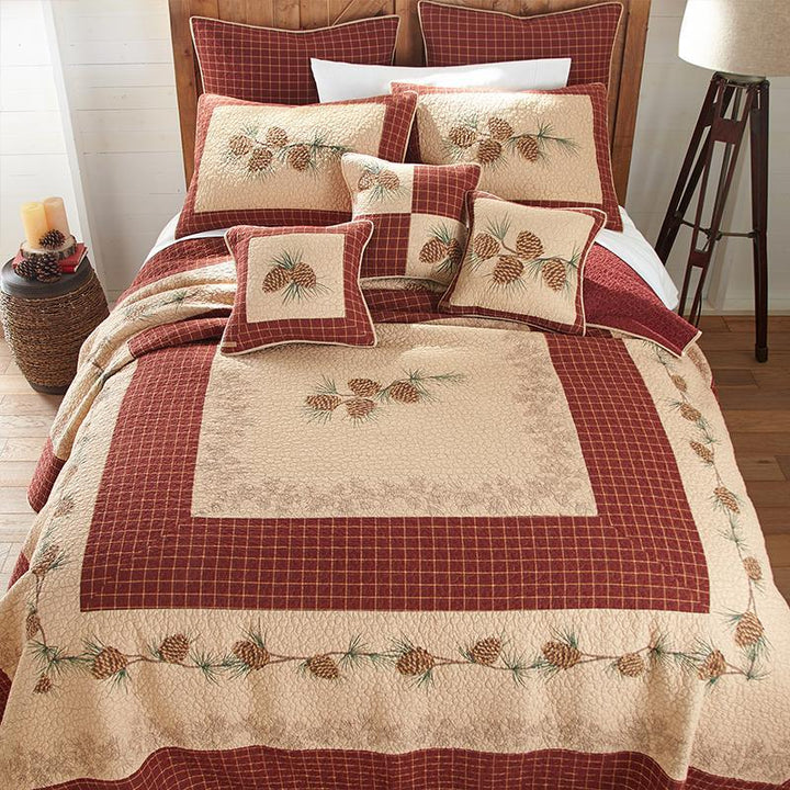 Pine Lodge 3-Piece Cotton Quilt Set Quilt Sets By Donna Sharp