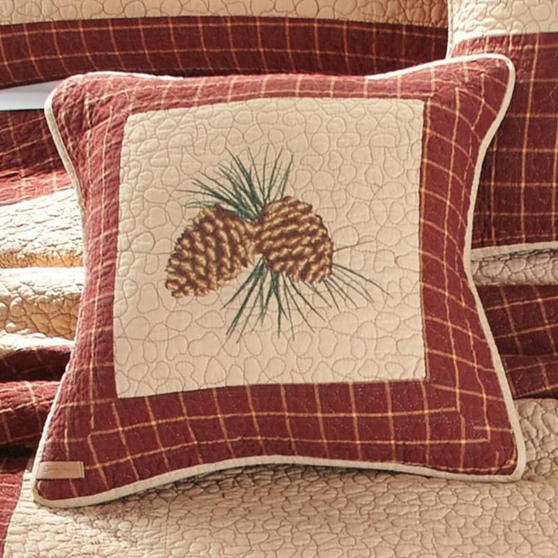 Pine Lodge Pinecone Decorative Throw Pillow Throw Pillows By Donna Sharp