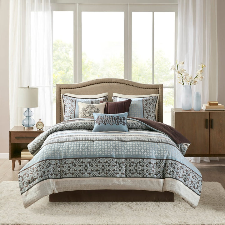 West Oracle 7-Piece Comforter Set Comforter Sets By JLA HOME/Olliix (E & E Co., Ltd)