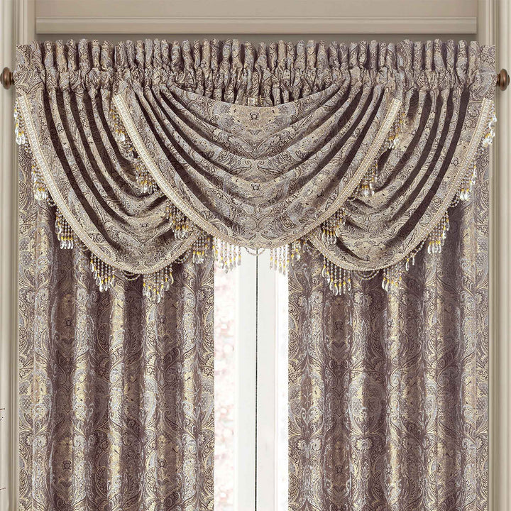 Provence Stone Waterfall Window Valance By J Queen Window Valances By US Office - Latest Bedding