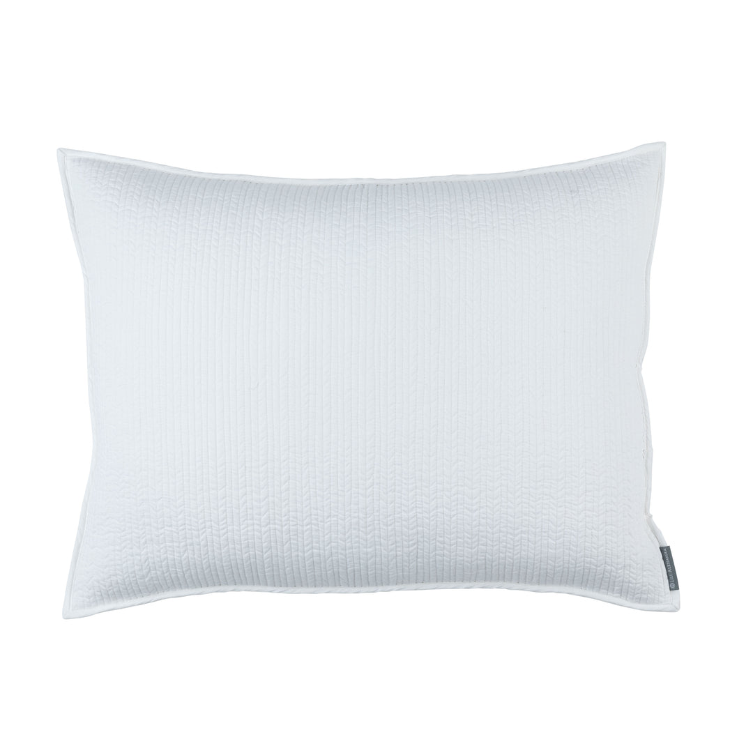 Retro White Cotton Pillow Throw Pillows By Lili Alessandra