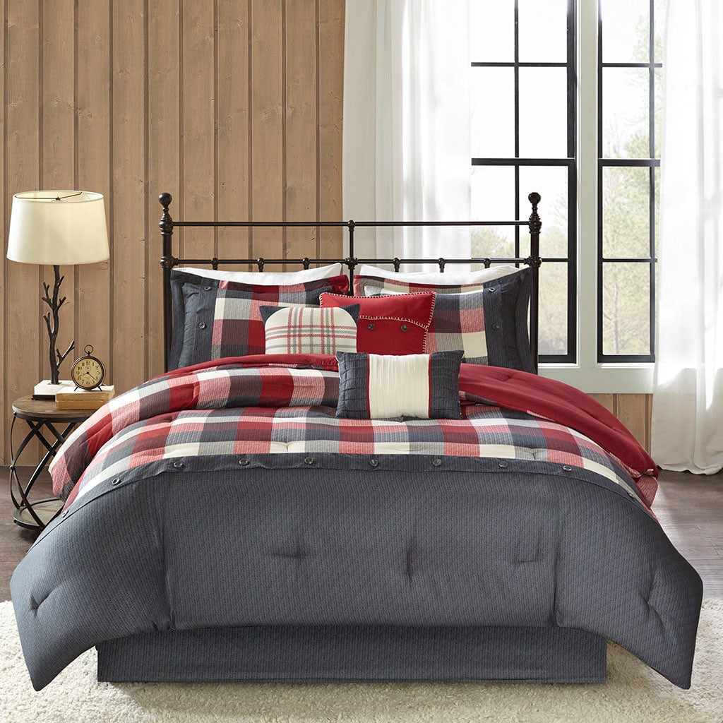 Biscuit Holly 7-Piece Comforter Set Comforter Sets By JLA HOME/Olliix (E & E Co., Ltd)