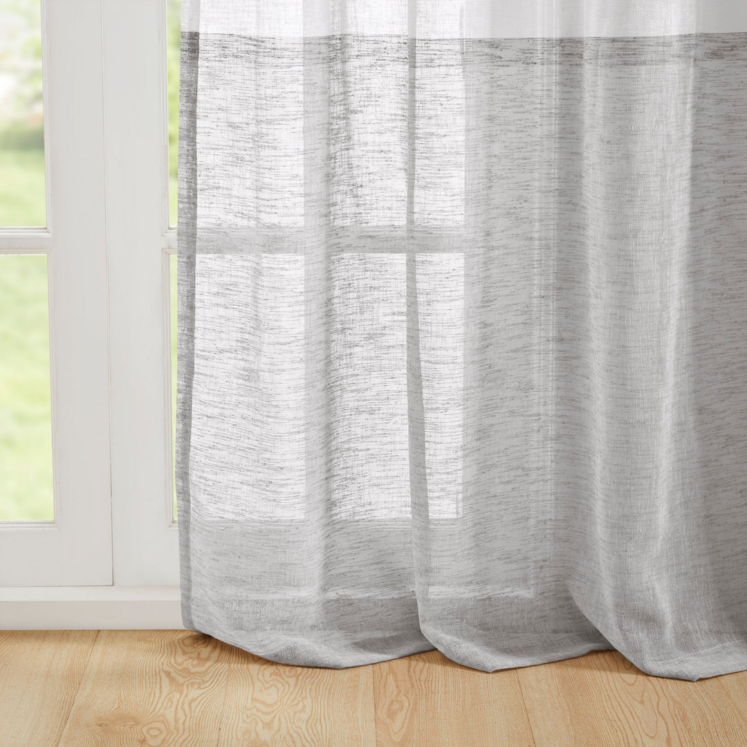 Romo White/Grey Window Panel Window Panels By Croscill Home LLC