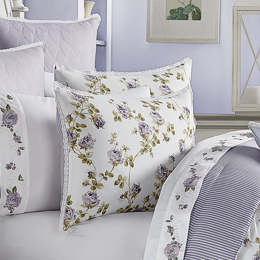 Rosemary Lilac 4-Piece Comforter Set By J Queen Comforter Sets By J. Queen New York