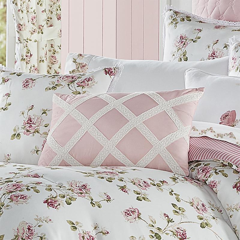 Rosemary Rose Boudoir Decorative Throw Pillow By J Queen Throw Pillows By J. Queen New York