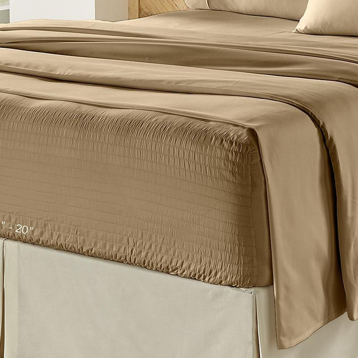 Royal Fit 500 Thread Count Cotton Blend 4-Piece Sheet Set By J Queen Sheet Sets By J. Queen New York