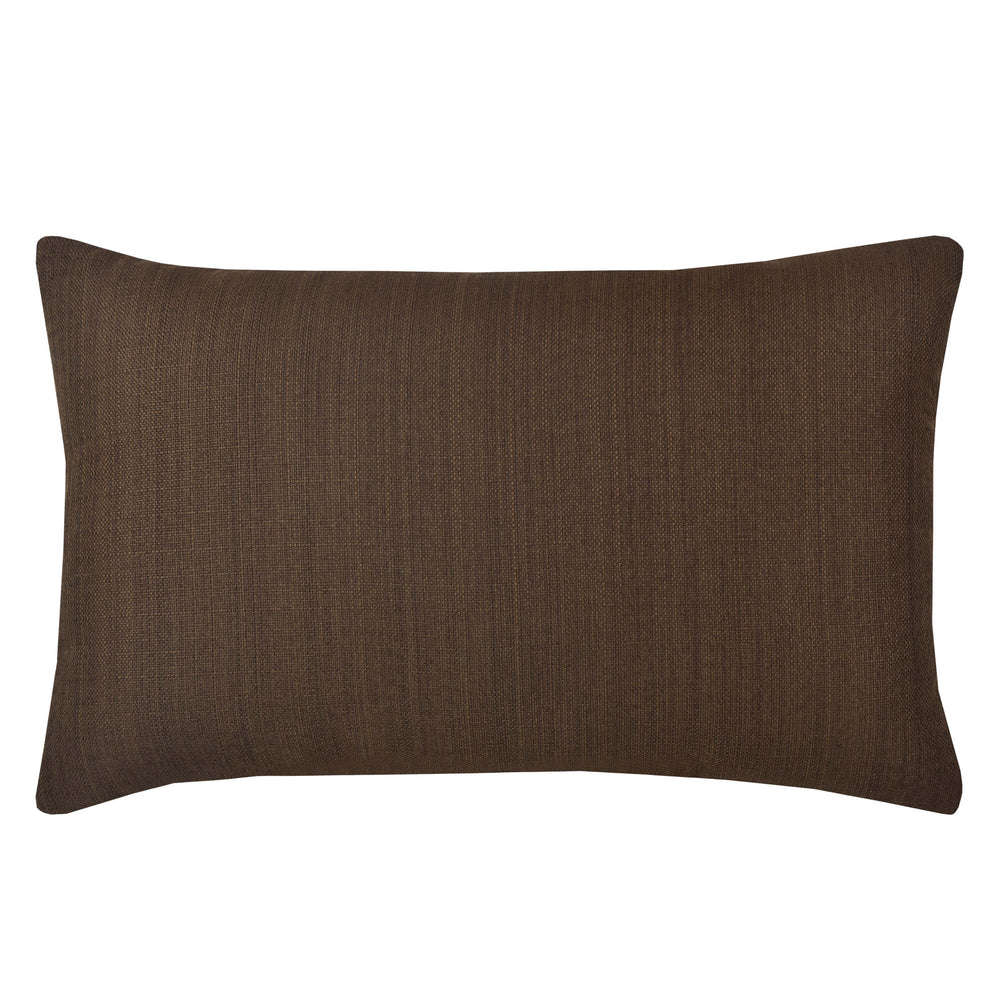 Sayre Chocolate Boudoir Decorative Throw Pillow 21" x 12" Throw Pillows By J. Queen New York