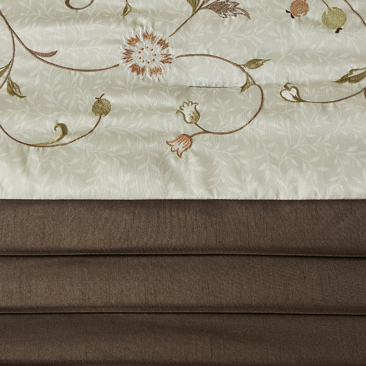 Serene Green 7-Piece Comforter Set Comforter Sets By JLA HOME/Olliix (E & E Co., Ltd)