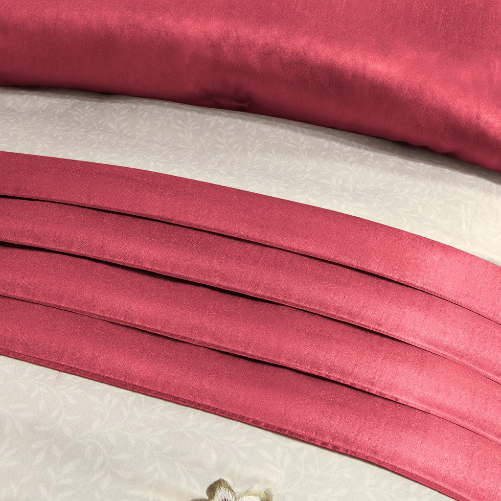 Serene Red 7-Piece Comforter Set Comforter Sets By JLA HOME/Olliix (E & E Co., Ltd)