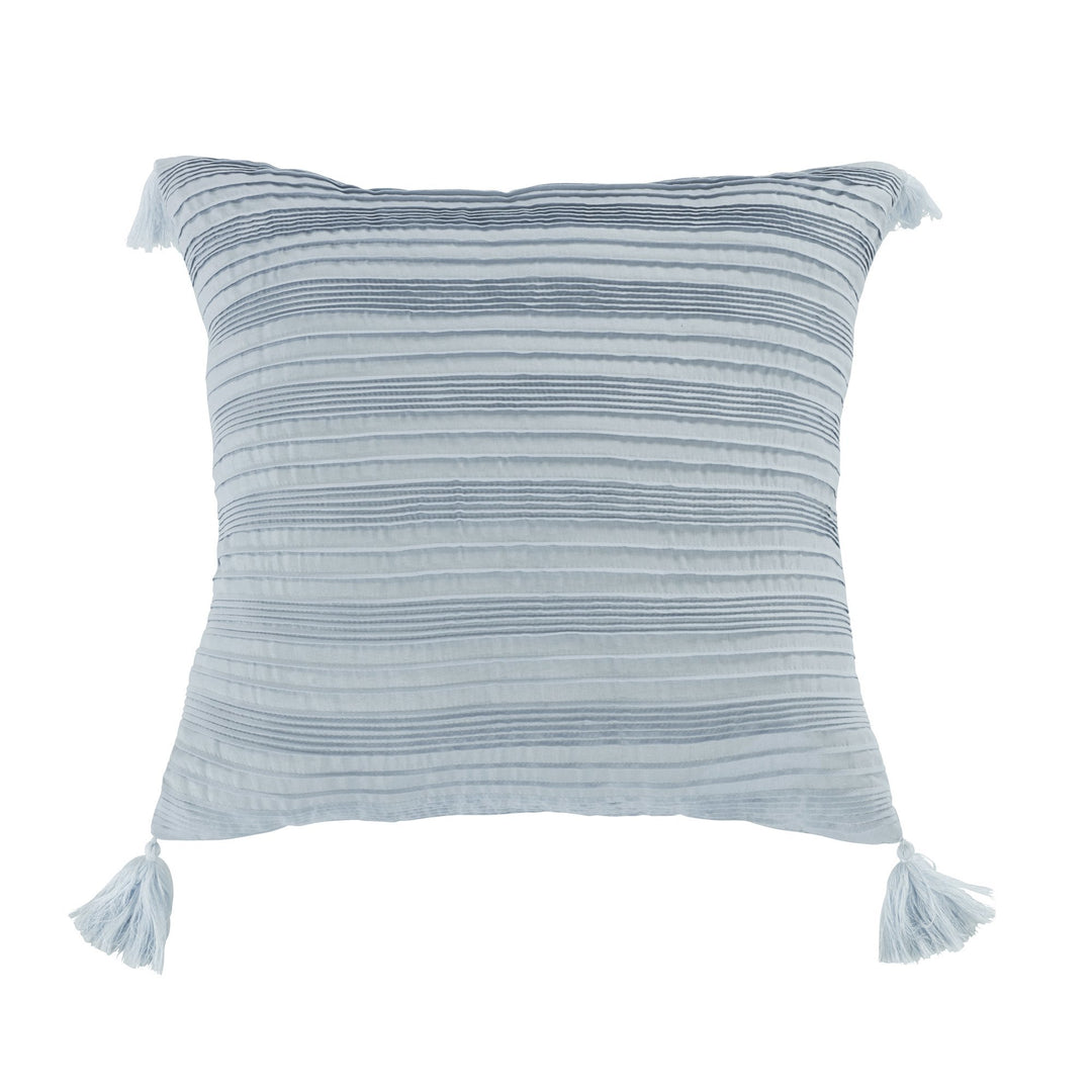 Silver Branch Blue Decorative Throw Pillow 18" x 18" Throw Pillows By Donna Sharp