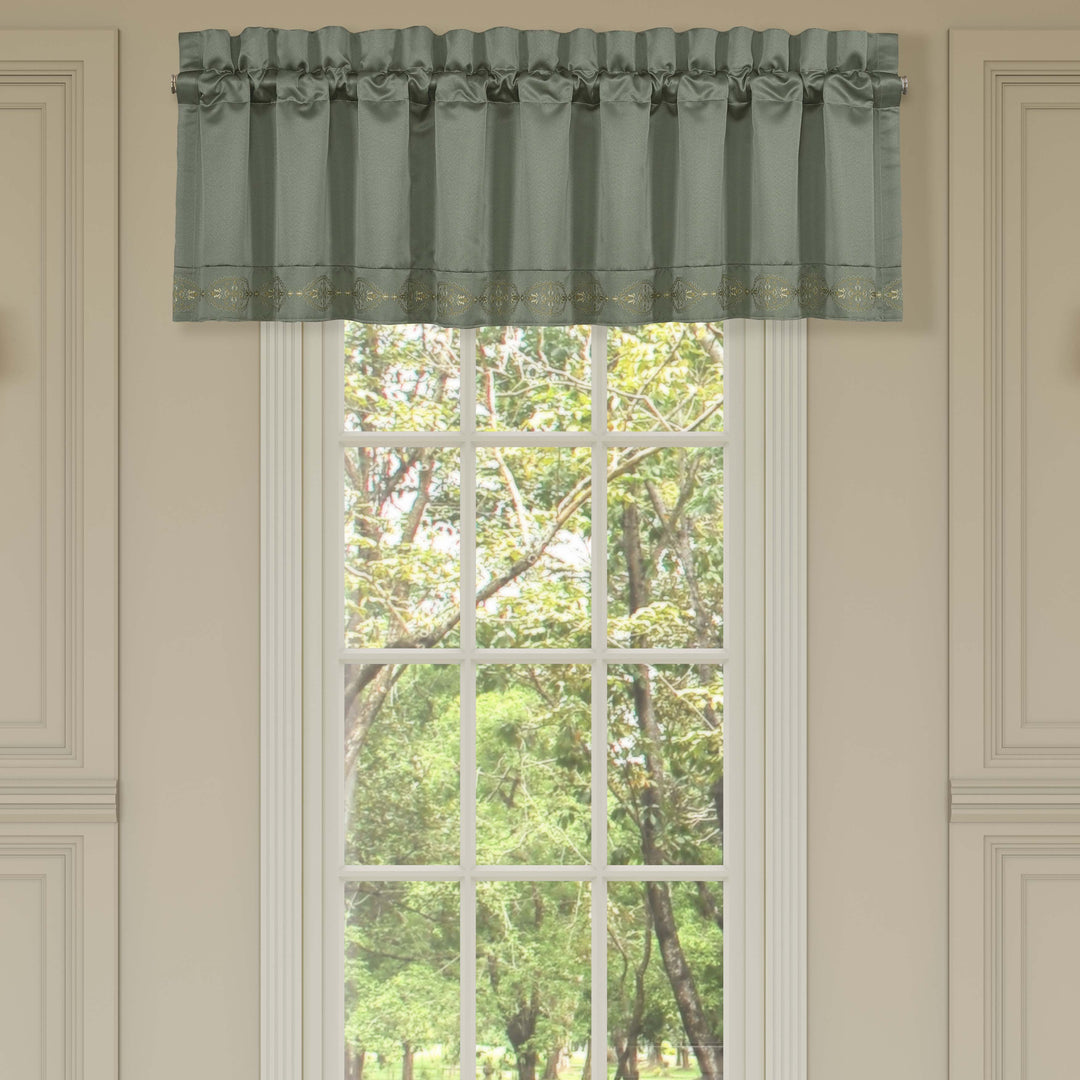 Soprano Eucalyptus Straight Window Valance Window Valances By J. Queen New York