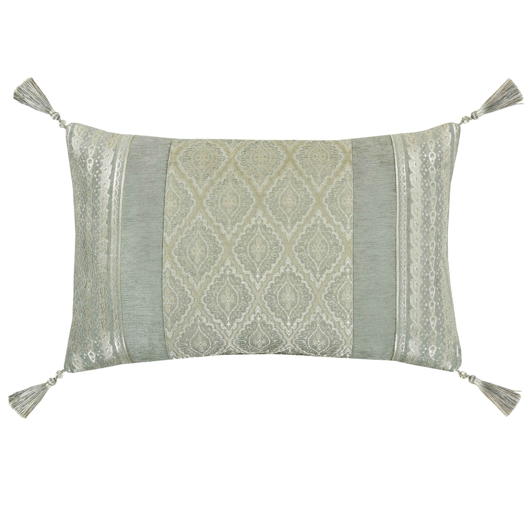 Sovana Soft Sage Boudoir Decorative Throw Pillow 21" x 15" Throw Pillows By J. Queen New York